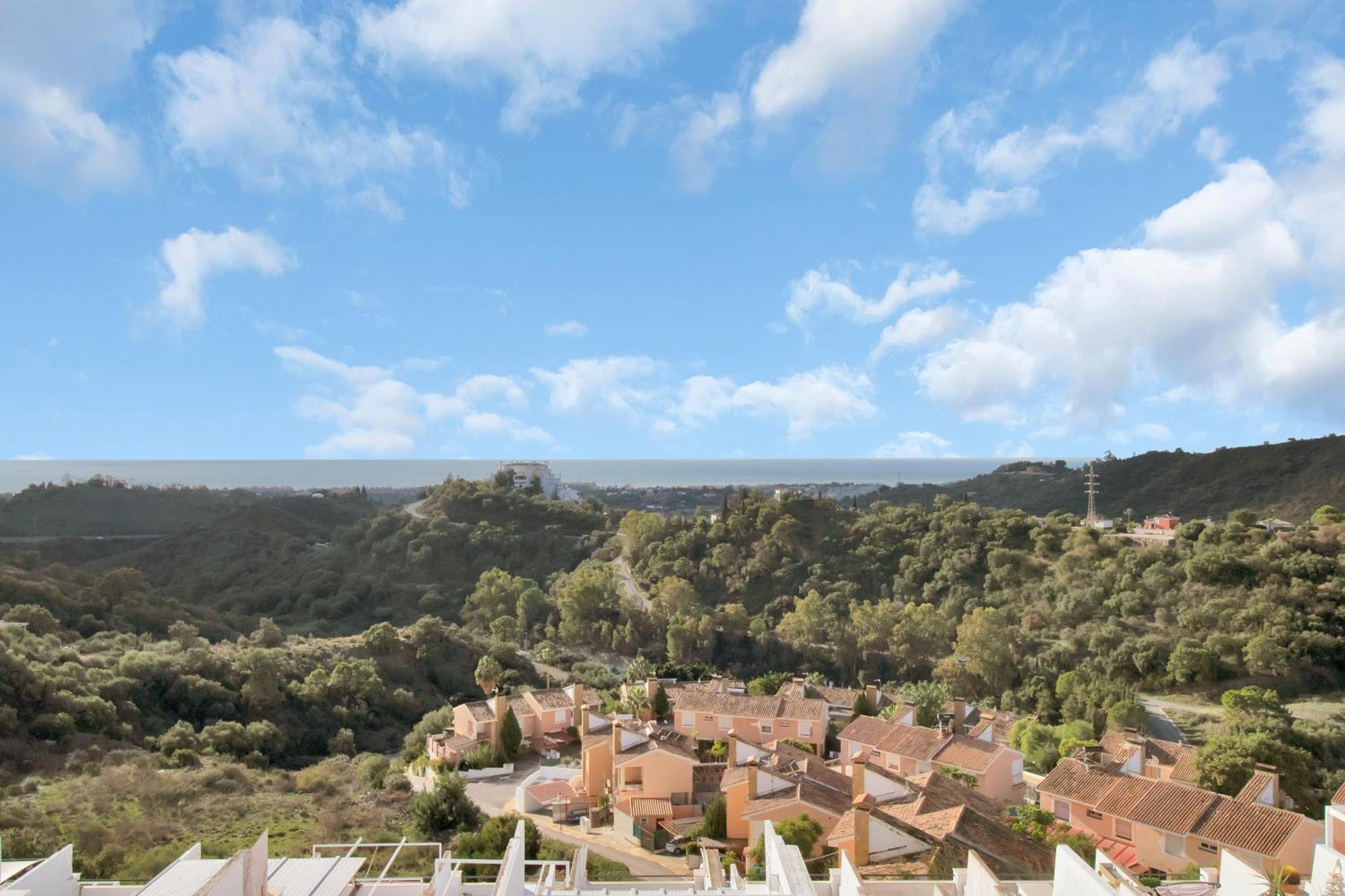 Duplex Estilo Boho Con Increible Terraza Y Vistas Al Mar En Estepona - Las Abejeras 609 Lägenhet Exteriör bild